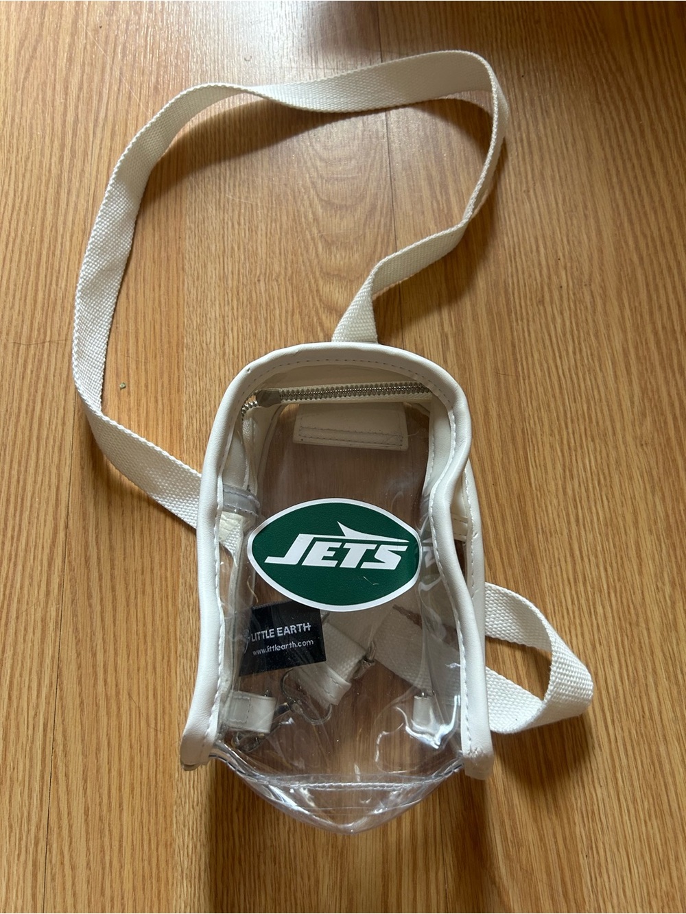 NEW YORK JETS CLEAR STADIUM MINI SLING BAG